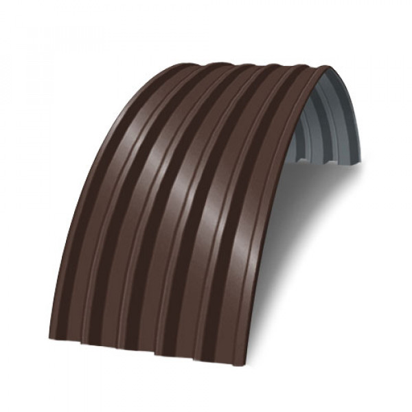 Профнастил С44ПГ-0.5, Ширина-1000, RAL 8017, Полиэстер