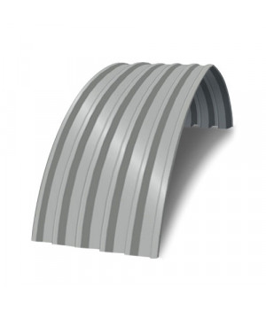 Профнастил С44ПГ-0.5, Ширина-1000, RAL 9006, Полиэстер