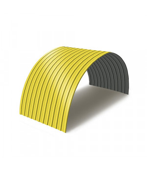 Профнастил СС10ПГ-0.5, Ширина-1100, RAL 1018, Полиэстер