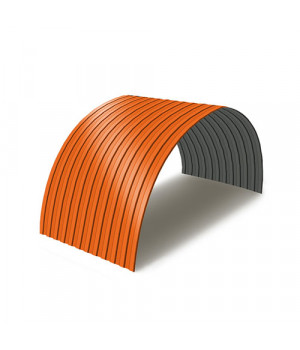 Профнастил СС10ПГ-0.45, Ширина-1100, RAL 2004, Полиэстер