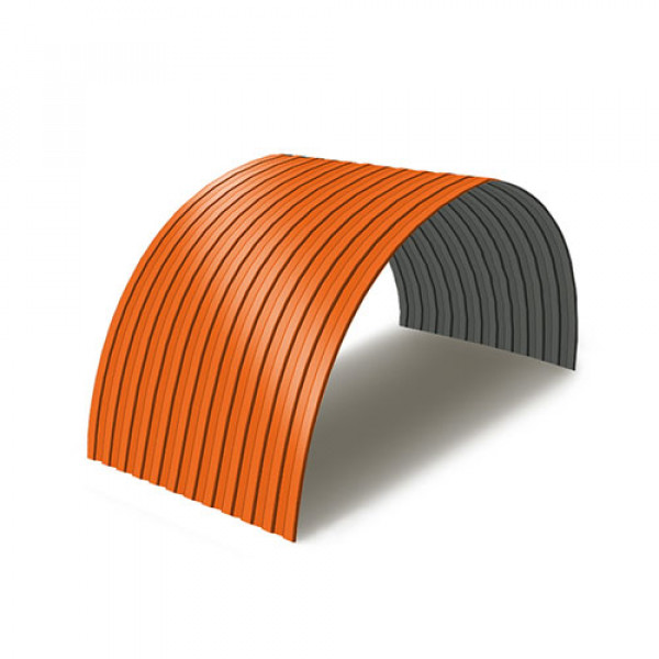 Профнастил СС10ПГ-0.45, Ширина-1100, RAL 2004, Полиэстер