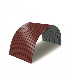 Профнастил СС10ПГ-0.45, Ширина-1100, RAL 3009, Полиэстер