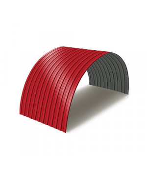 Профнастил СС10ПГ-0.45, Ширина-1100, RAL 3020, Полиэстер