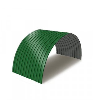 Профнастил СС10ПГ-0.5, Ширина-1100, RAL 6002, Полиэстер