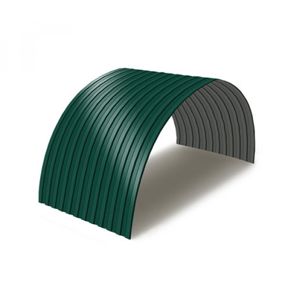 Профнастил СС10ПГ-0.45, Ширина-1100, RAL 6005, Полиэстер