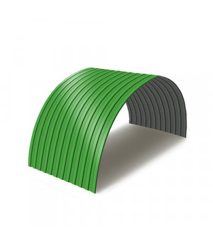 Профнастил СС10ПГ-0.5, Ширина-1100, RAL 6018, Полиэстер