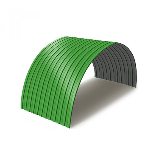 Профнастил СС10ПГ-0.5, Ширина-1100, RAL 6018, Полиэстер