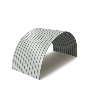 Профнастил СС10ПГ-0.5, Ширина-1100, RAL 7047, Полиэстер