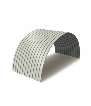 Профнастил СС10ПГ-0.5, Ширина-1100, RAL 9002, Полиэстер