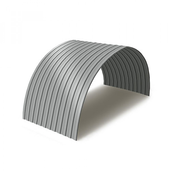 Профнастил СС10ПГ-0.45, Ширина-1100, RAL 9006, Полиэстер