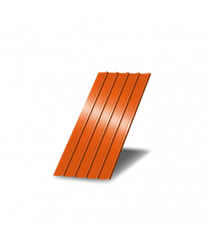 Профнастил С18- 0,45 окрашенный с нестандартной шириной 0,5м