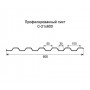 Профнастил C21-0,35 окрашенный с нестандартной шириной 0,6м