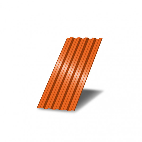 Профнастил C21-0,45 окрашенный с нестандартной шириной 0,5м