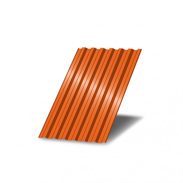 Профнастил C21-0,45 окрашенный с нестандартной шириной 0,7м
