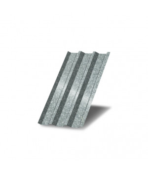 Профнастил С44-0,5 оцинкованный с нестандартной шириной 0,6м