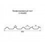 Профнастил С44-0,7 окрашенный с нестандартной шириной 0,9м