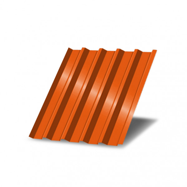 Профнастил С44-0,45 окрашенный с нестандартной шириной 1м