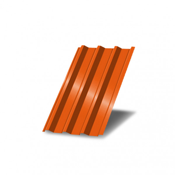 Профнастил С44-0,45 окрашенный с нестандартной шириной 0,7м