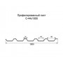 Профнастил С44-0,65 окрашенный с нестандартной шириной 1м