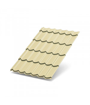 Металлочерепица Макси-0.4, Полиэстер RAL1014