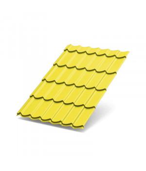 Металлочерепица Макси-0.45, Полиэстер RAL1018