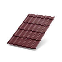 Металлочерепица Макси-0.4, Полиэстер RAL3005