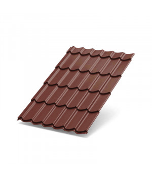 Металлочерепица Макси-0.45, Полиэстер RAL3009