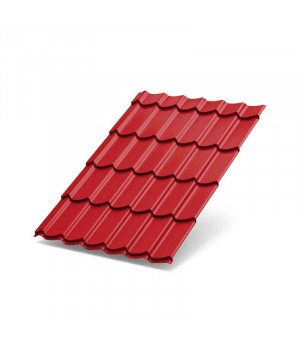 Металлочерепица Макси-0.45, Полиэстер RAL3020