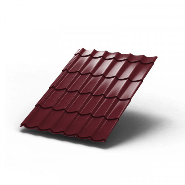 Металлочерепица Макси-1100-0.45, RAL3005 Viking