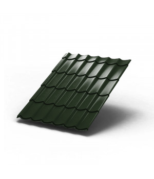 Металлочерепица Монтеррей-1100-0.5 RAL6007 Viking E