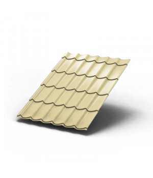 Металлочерепица Монтеррей-1100-0.5 RAL1014 Norman