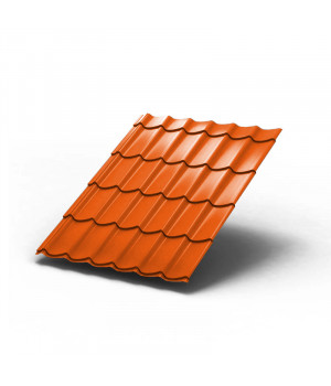 Металлочерепица Монтеррей-1100-0.45 RAL2004 Полиэстер