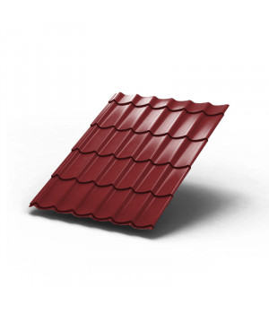 Металлочерепица Монтеррей-1100-0.5 RAL3011 PURMAN
