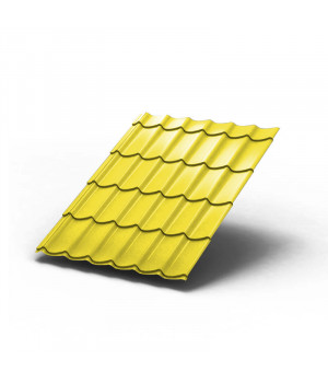 Металлочерепица Монтеррей-1100-0.5 RAL1018 Norman