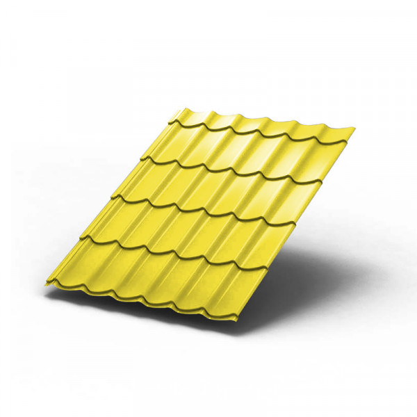 Металлочерепица Монтеррей-1100-0.5 RAL1018 Norman