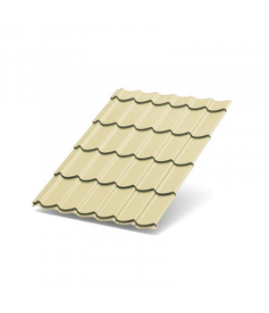 Металлочерепица Супермонтеррей-1100-0.5 Norman RAL1014