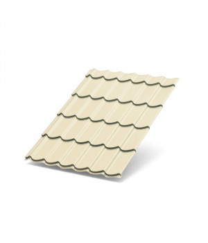 Металлочерепица Супермонтеррей-1100-0.45 Полиэстер RAL1015