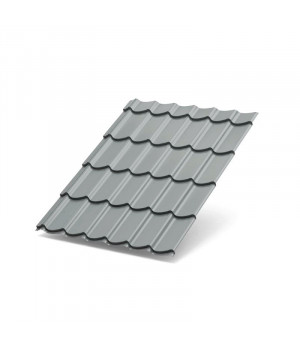 Металлочерепица Супермонтеррей-1100-0.5 Norman RAL7004