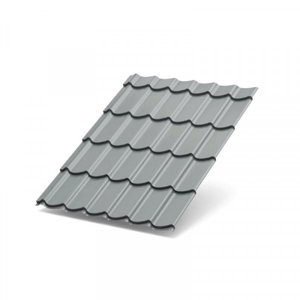 Металлочерепица Супермонтеррей-1100-0.5 Norman RAL7004