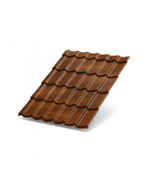 Металлочерепица Супермонтеррей-1100-0.5 Клауди Anticato