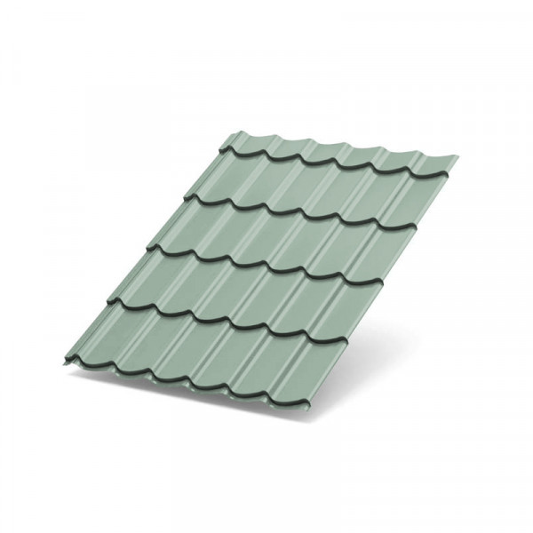 Металлочерепица Супермонтеррей-1100-0.5 PURMAN Tourmalin