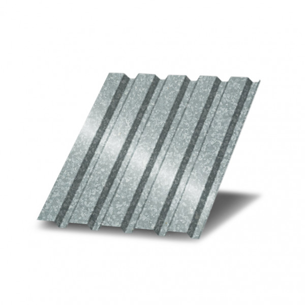 Профнастил МП35-0,55 оцинкованный с нестандартной шириной 1м