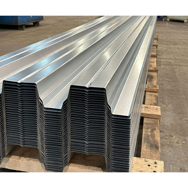 Профнастил Н75-0,4 оцинкованный с нестандартной шириной 0,8 м