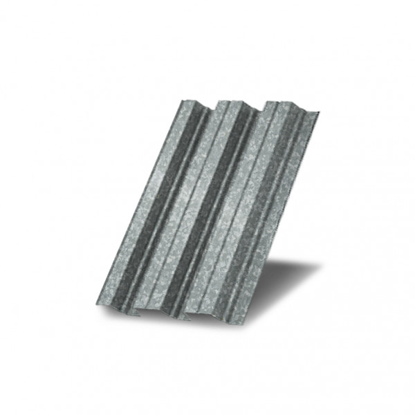 Профнастил Н75-0,35 оцинкованный с нестандартной шириной 0,5 м