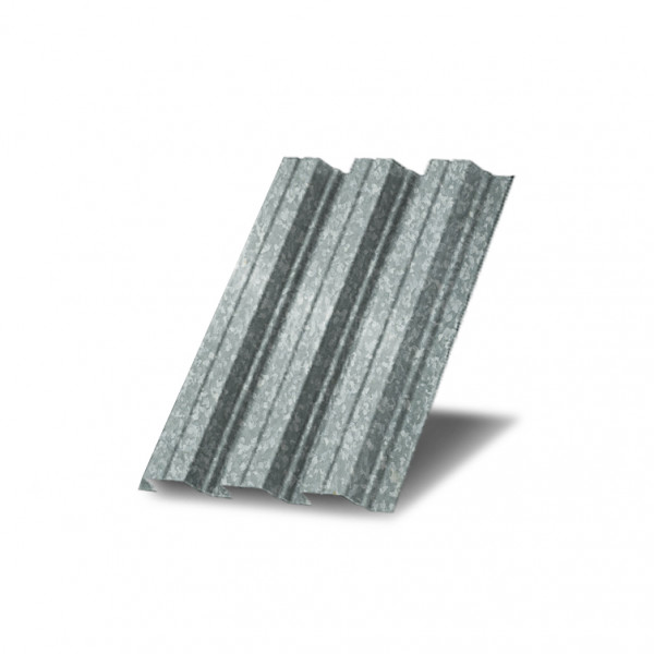 Профнастил Н75-0,55 оцинкованный с нестандартной шириной 0,6 м