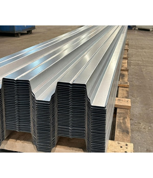 Профнастил Н75-0,45 оцинкованный с нестандартной шириной 0,8 м