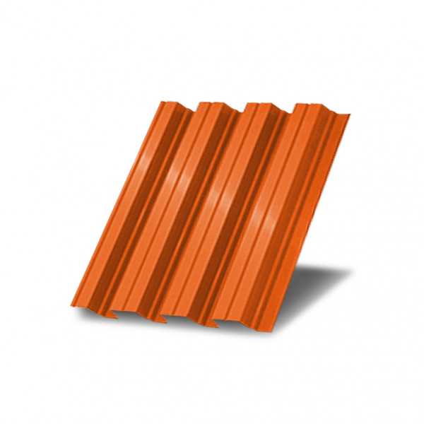 Профнастил Н75-0,45 окрашенный с нестандартной шириной 0,7 м