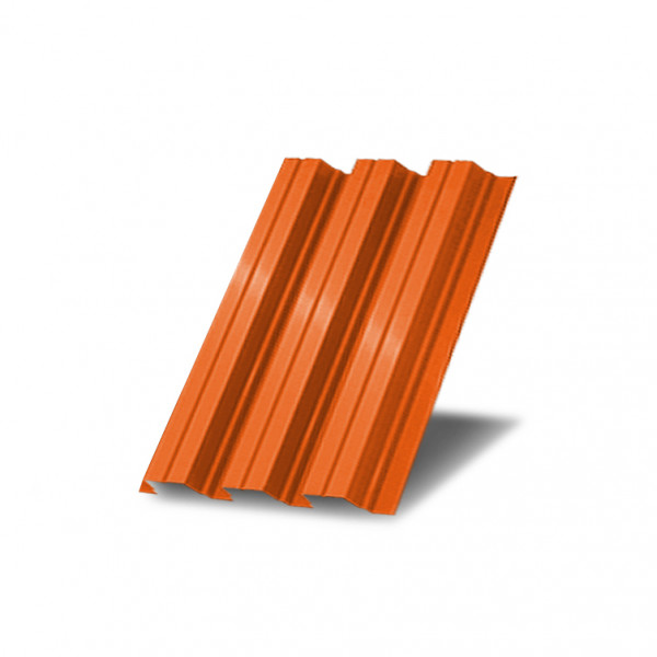 Профнастил Н75-0,45 окрашенный с нестандартной шириной 0,6 м