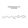 Профнастил НС35-0,7 окрашенный с нестандартной шириной 1м