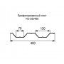 Профнастил НС35-0,4 оцинкованный с нестандартной шириной 0,4м